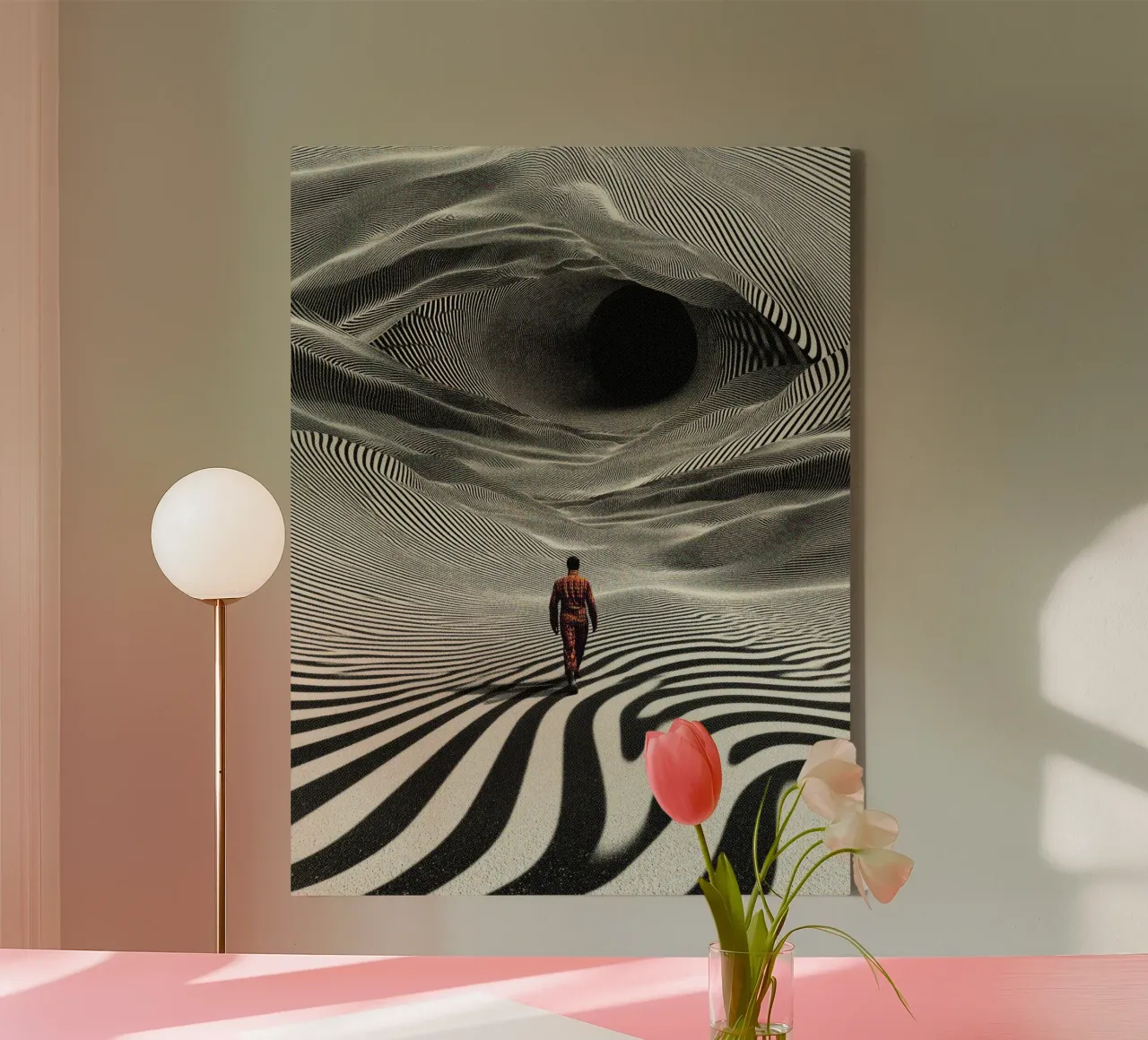 Viaggio nell'Op Art tela con Cornice a cassetta da Taudalpoi