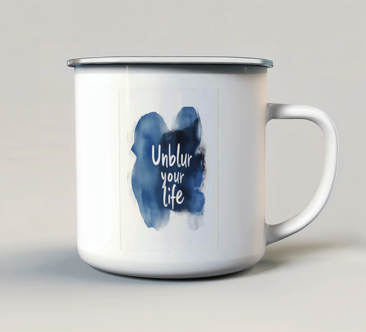 Unblur - 3 tazza in smalto da Art Typo Essentiel
