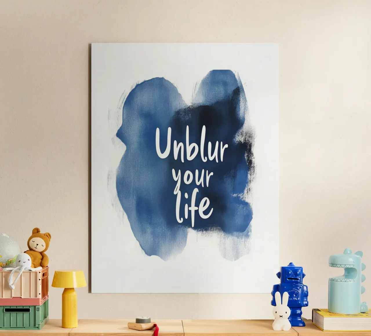 Unblur - 3 alluminio dibond da Art Typo Essentiel