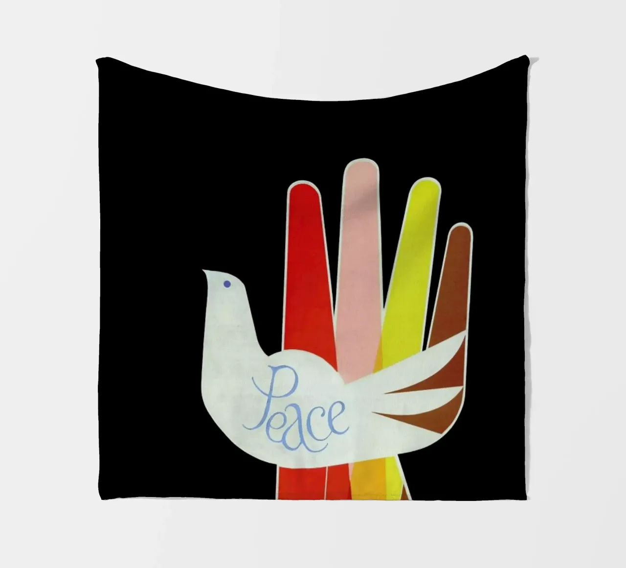 Peace fleecedeken van Simboli Design