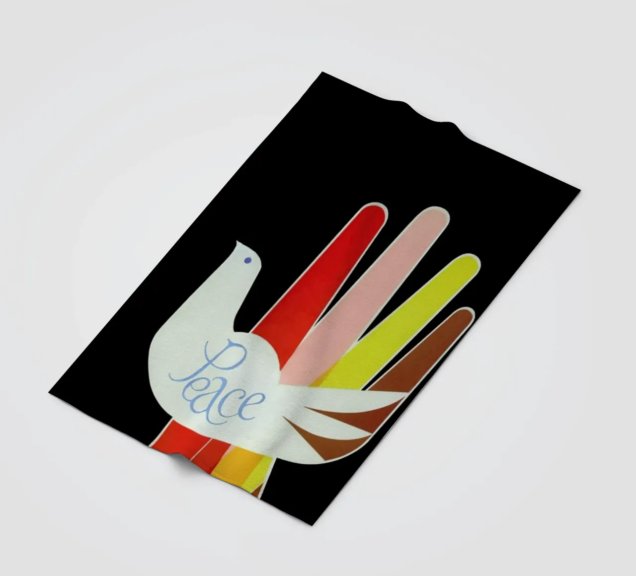 Peace fleecedeken van Simboli Design