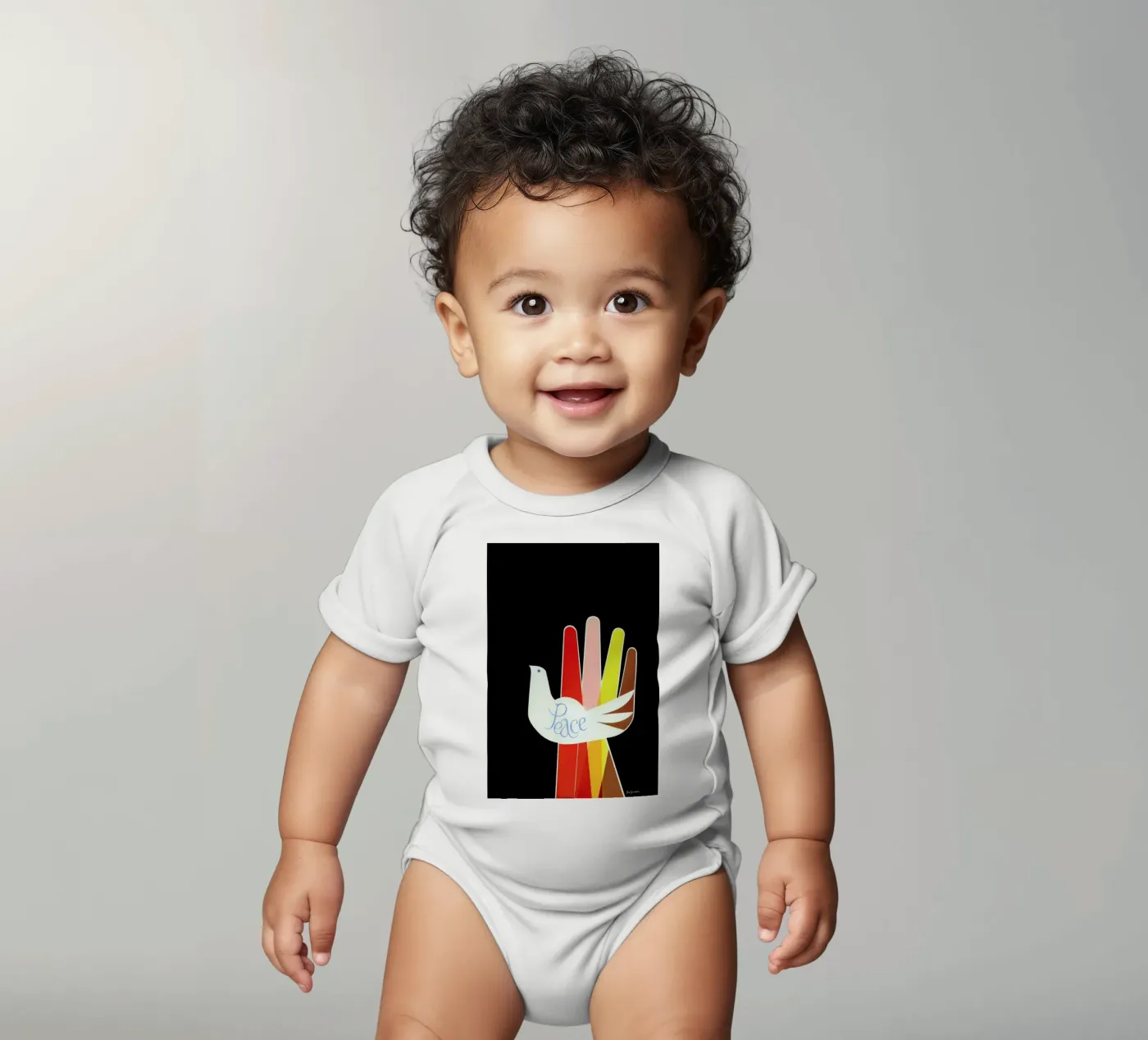 Peace body bébé de Simboli Design