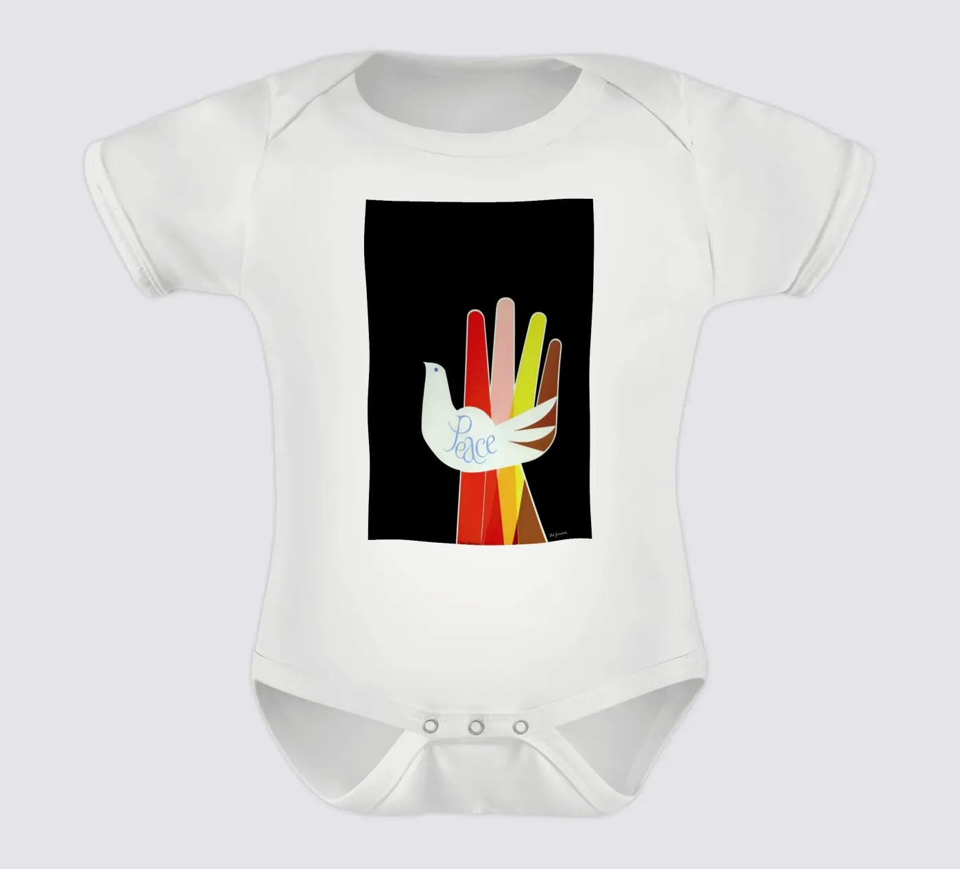 Peace body bébé de Simboli Design
