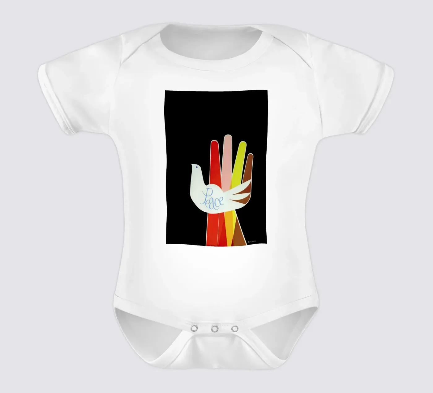 Peace body bébé de Simboli Design