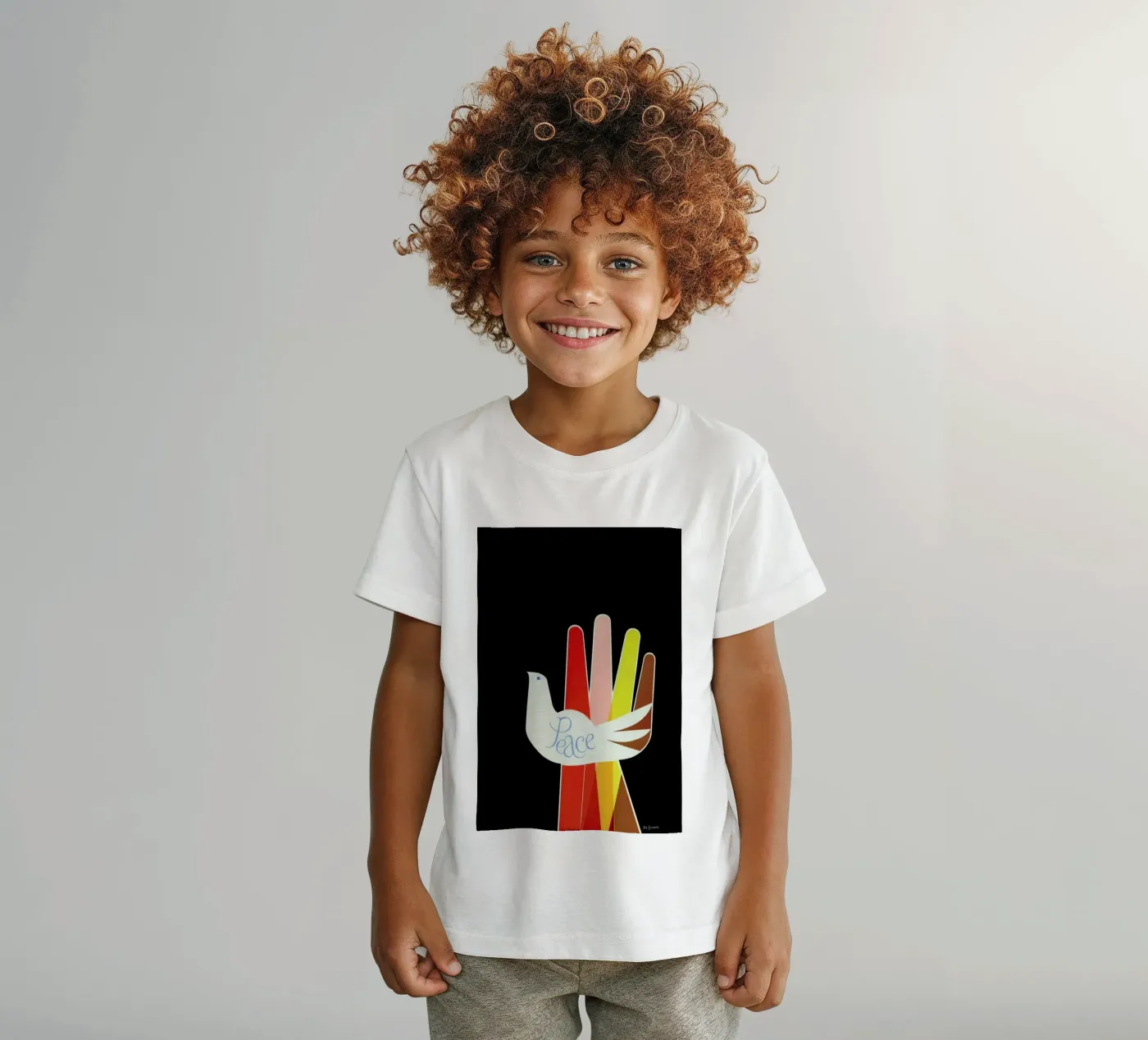 Peace t-shirt bambini da Simboli Design