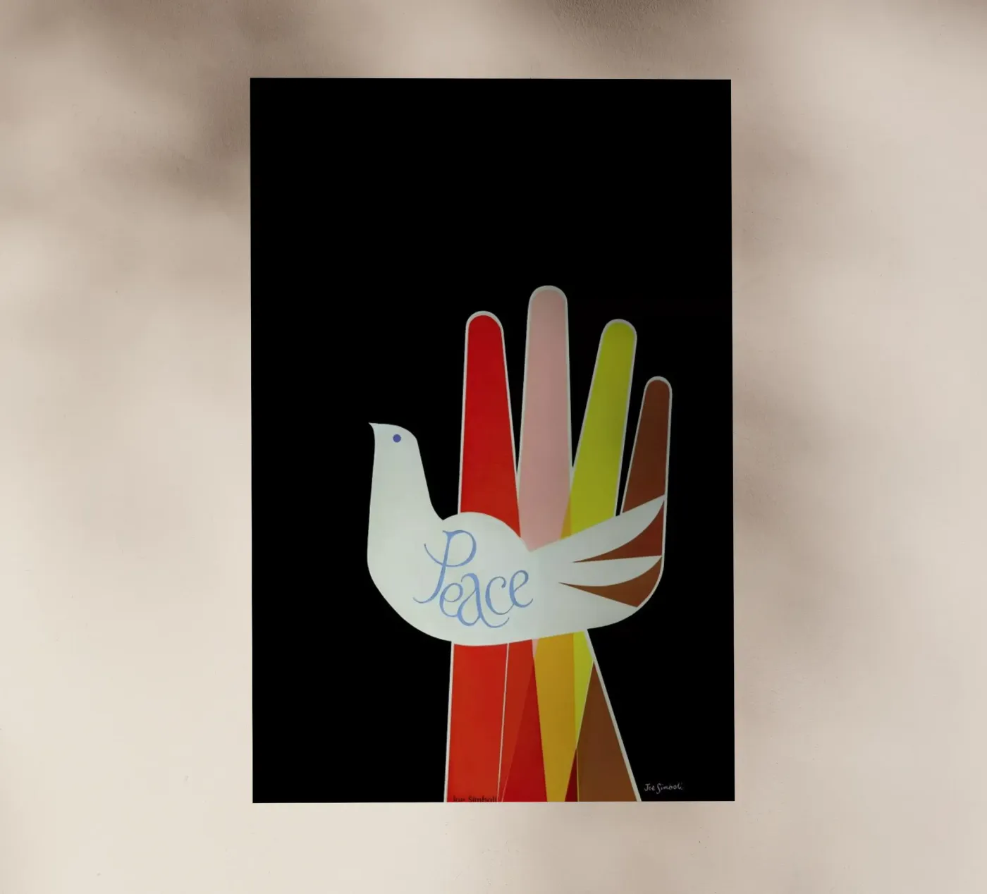 Peace pellicola backlit da Simboli Design