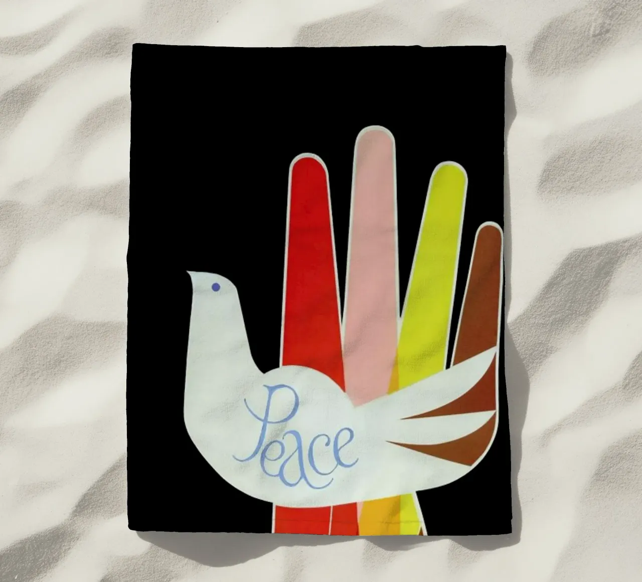 Peace telo mare da Simboli Design