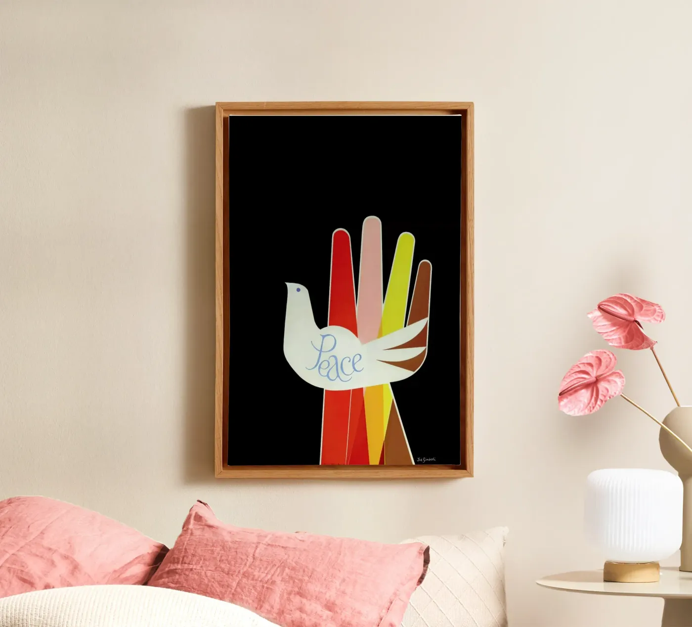 Peace tela da Simboli Design