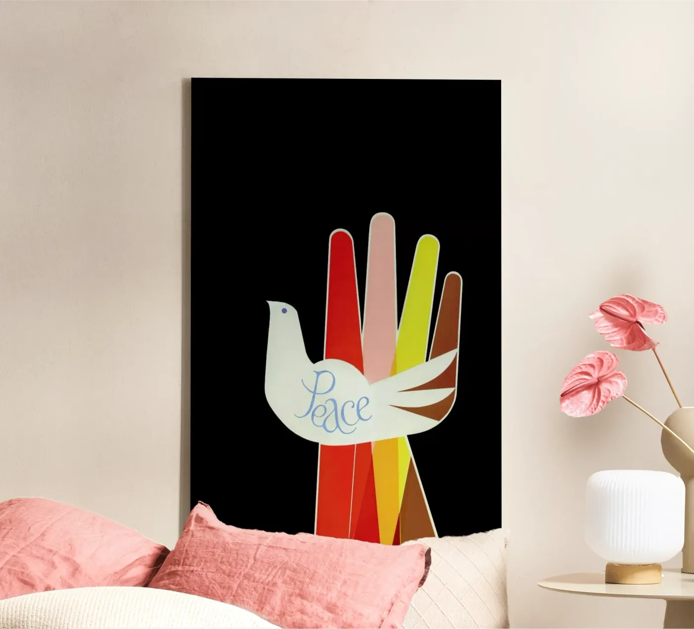 Peace tela da Simboli Design