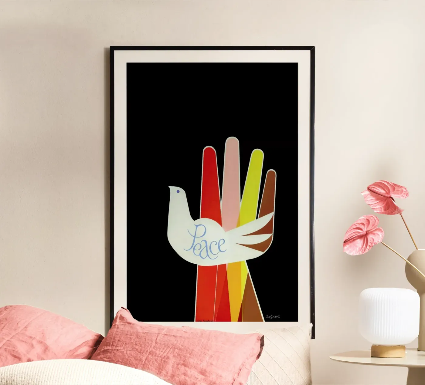 Peace poster van Simboli Design
