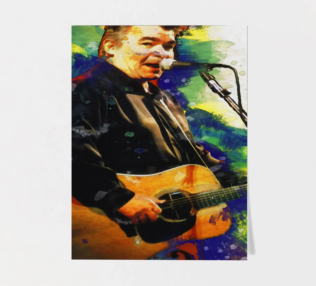 Smudge of John Prine Live Concert sticker sheet by Gunawan Rb