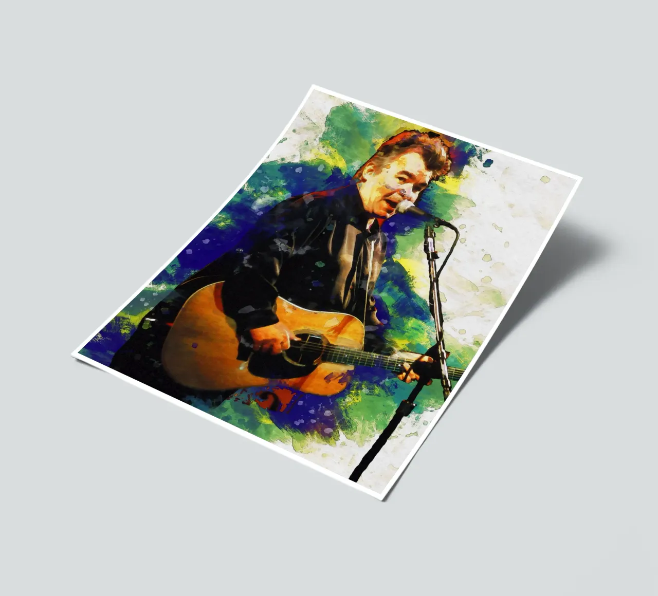 Smudge of John Prine Live Concert sticker sheet by Gunawan Rb
