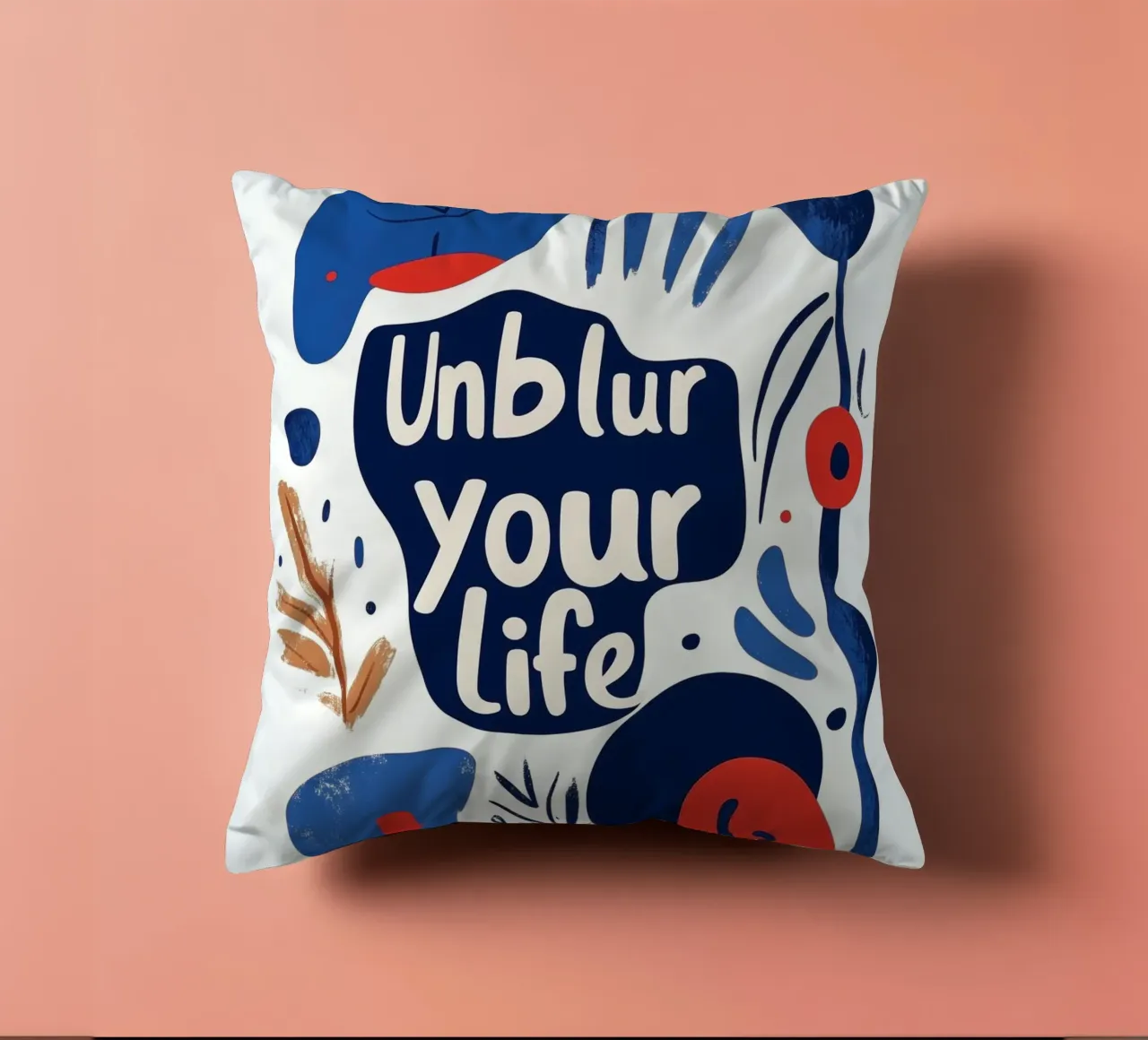 Unblur - 4 cuscino da Art Typo Essentiel