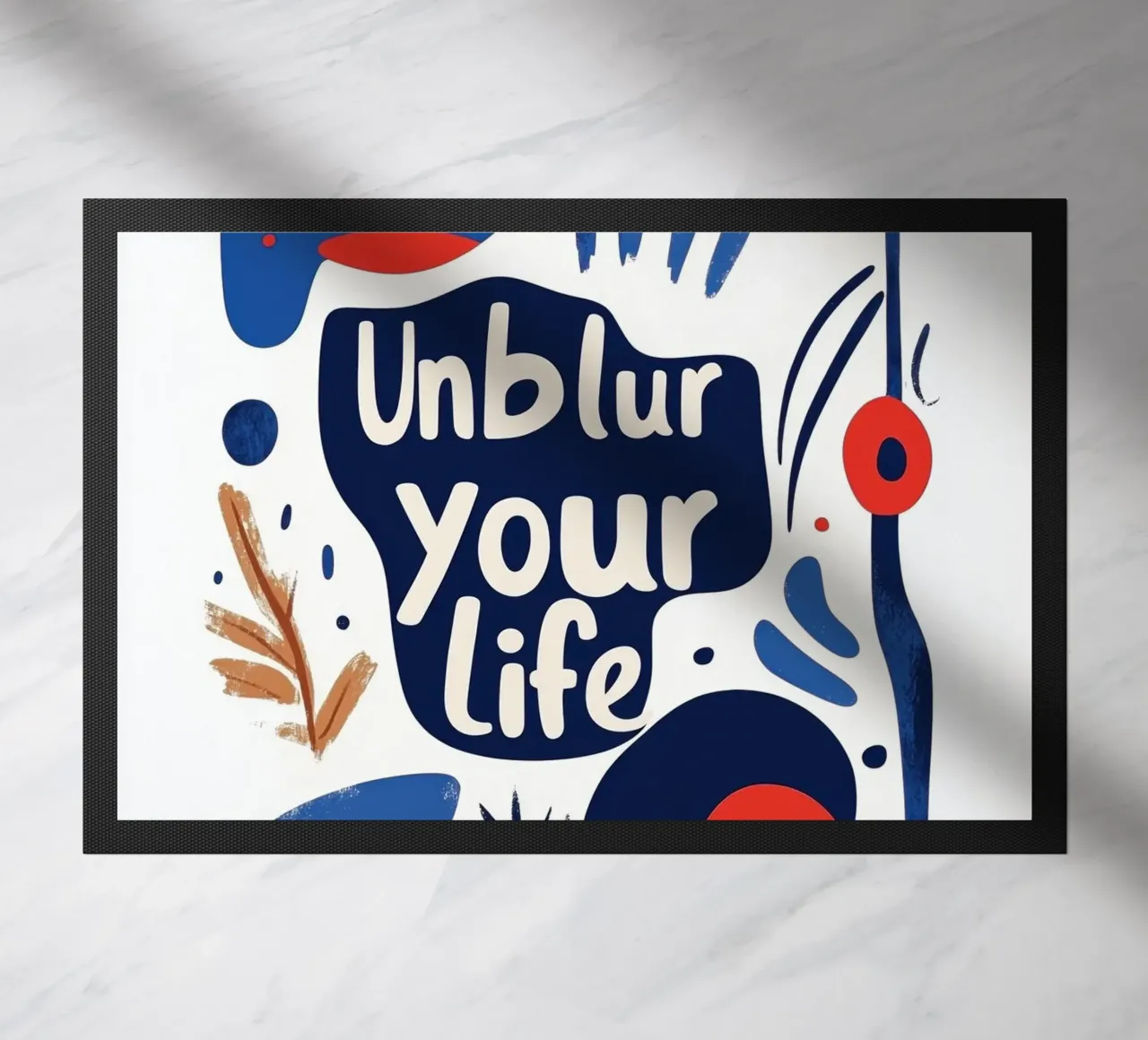 Unblur - 4 felpudo de Art Typo Essentiel