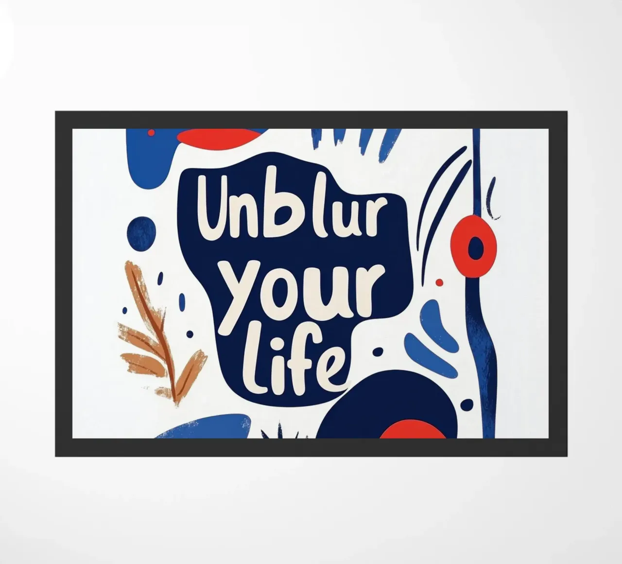 Unblur - 4 felpudo de Art Typo Essentiel