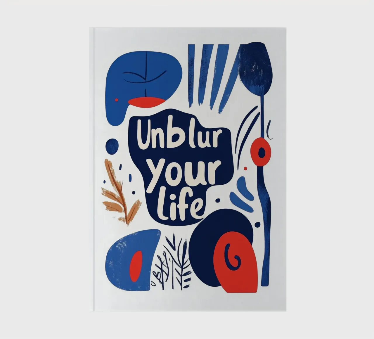 Unblur - 4 notebook by Art Typo Essentiel