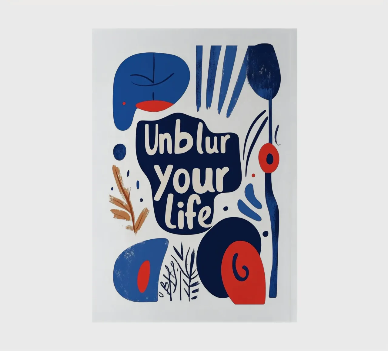 Unblur - 4 notebook by Art Typo Essentiel