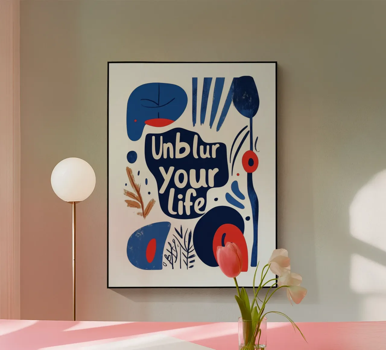 Unblur - 4 plexiglass da Art Typo Essentiel