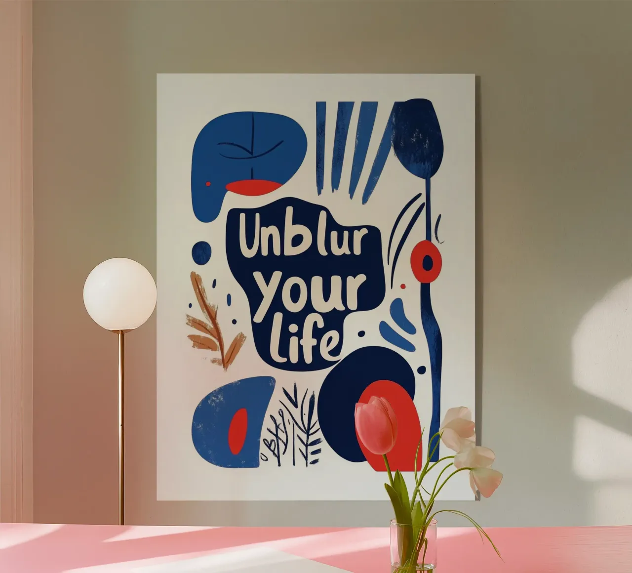 Unblur - 4 plexiglass da Art Typo Essentiel