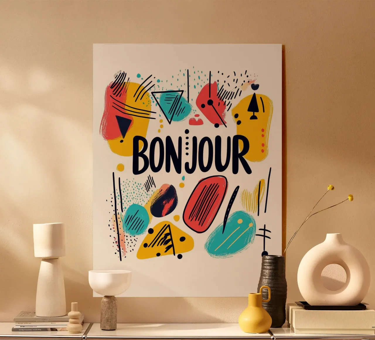 Bonjour plexiglass da Art Typo Essentiel