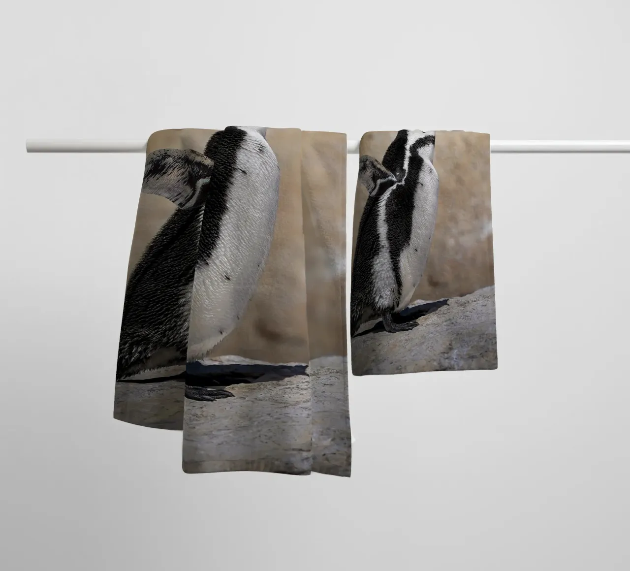 Pinguino asciugamano da bagno da Tom's Wildlife