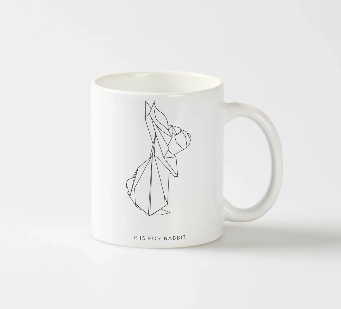 R ceramic mug by Julia Marquardt-Lott