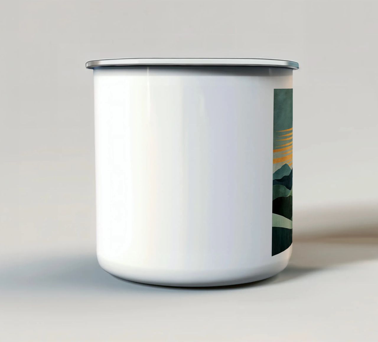 The Sunlit Journey tazza in smalto da Niklas