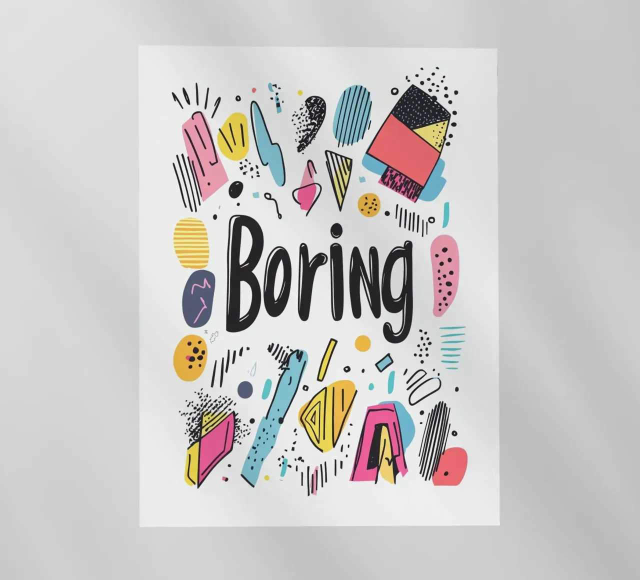 Boring pellicola backlit da Art Typo Essentiel