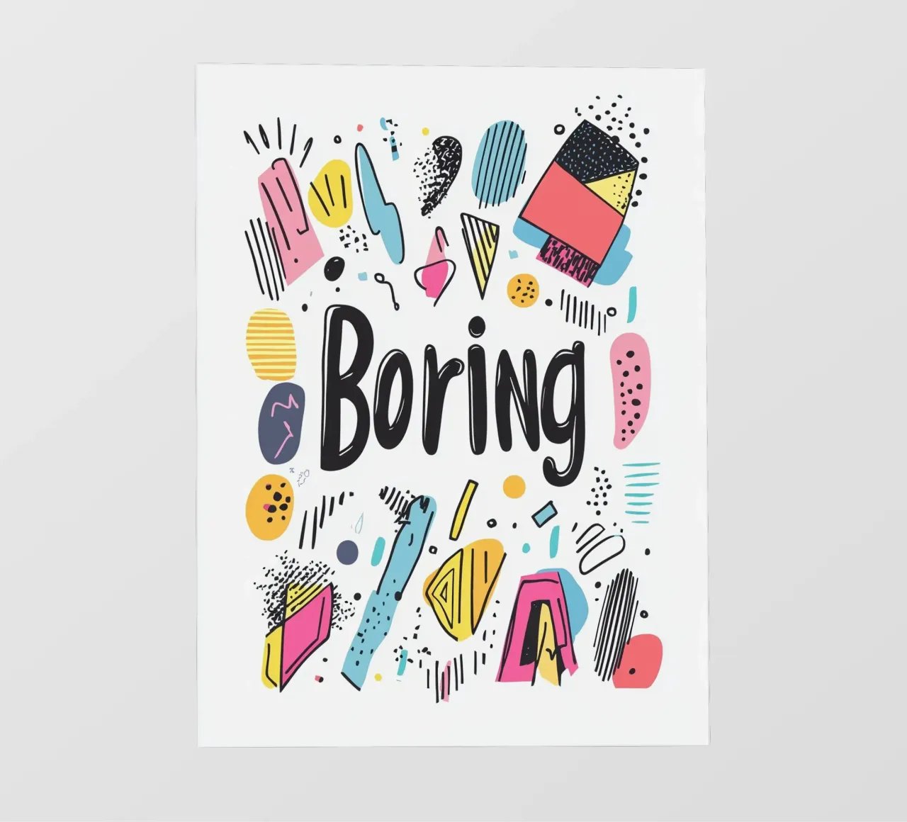 Boring lámina retroiluminada de Art Typo Essentiel