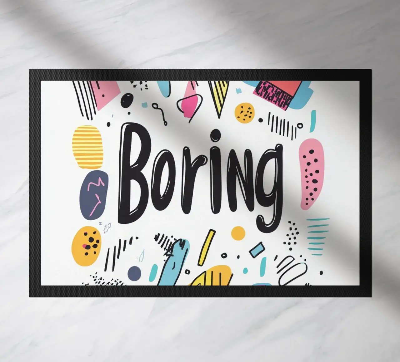 Boring deurmat van Art Typo Essentiel