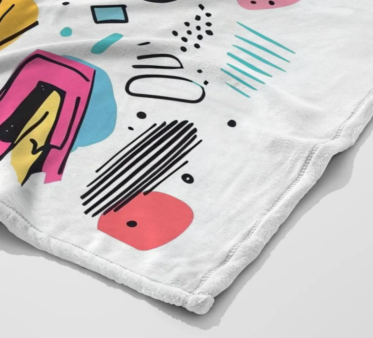 Boring Fleecedecke von Art Typo Essentiel