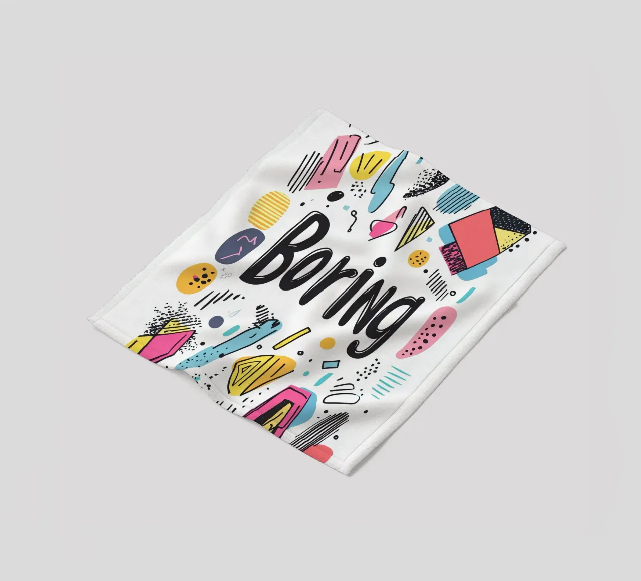 Boring Fleecedecke von Art Typo Essentiel