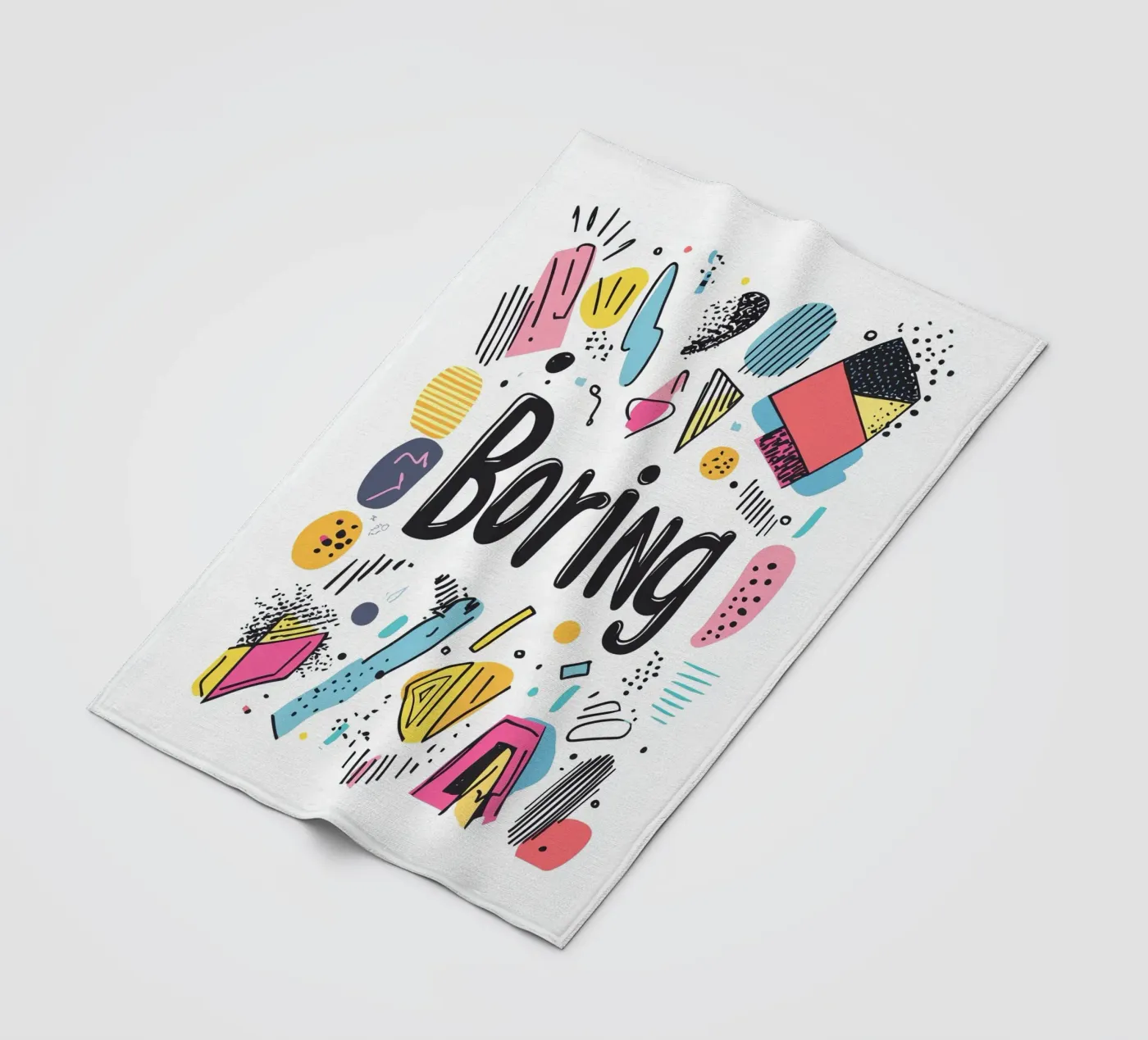 Boring fleecedeken van Art Typo Essentiel