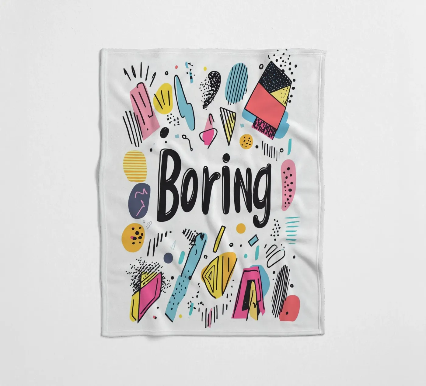 Boring fleecedeken van Art Typo Essentiel