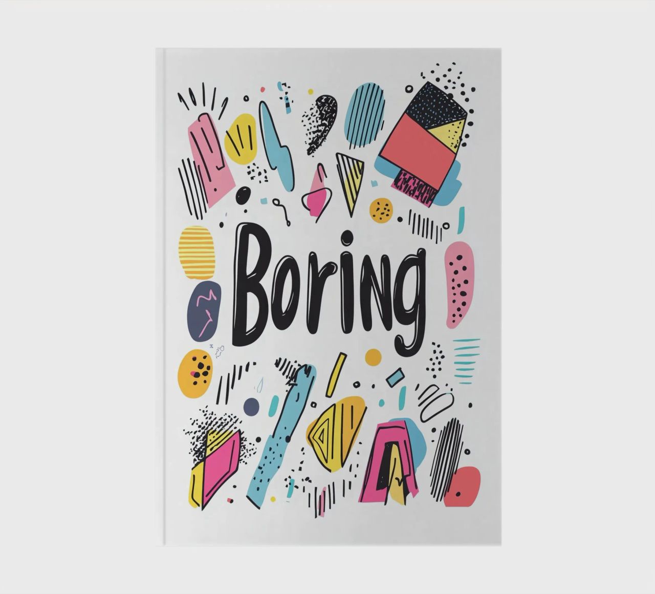 Boring notebook by Art Typo Essentiel