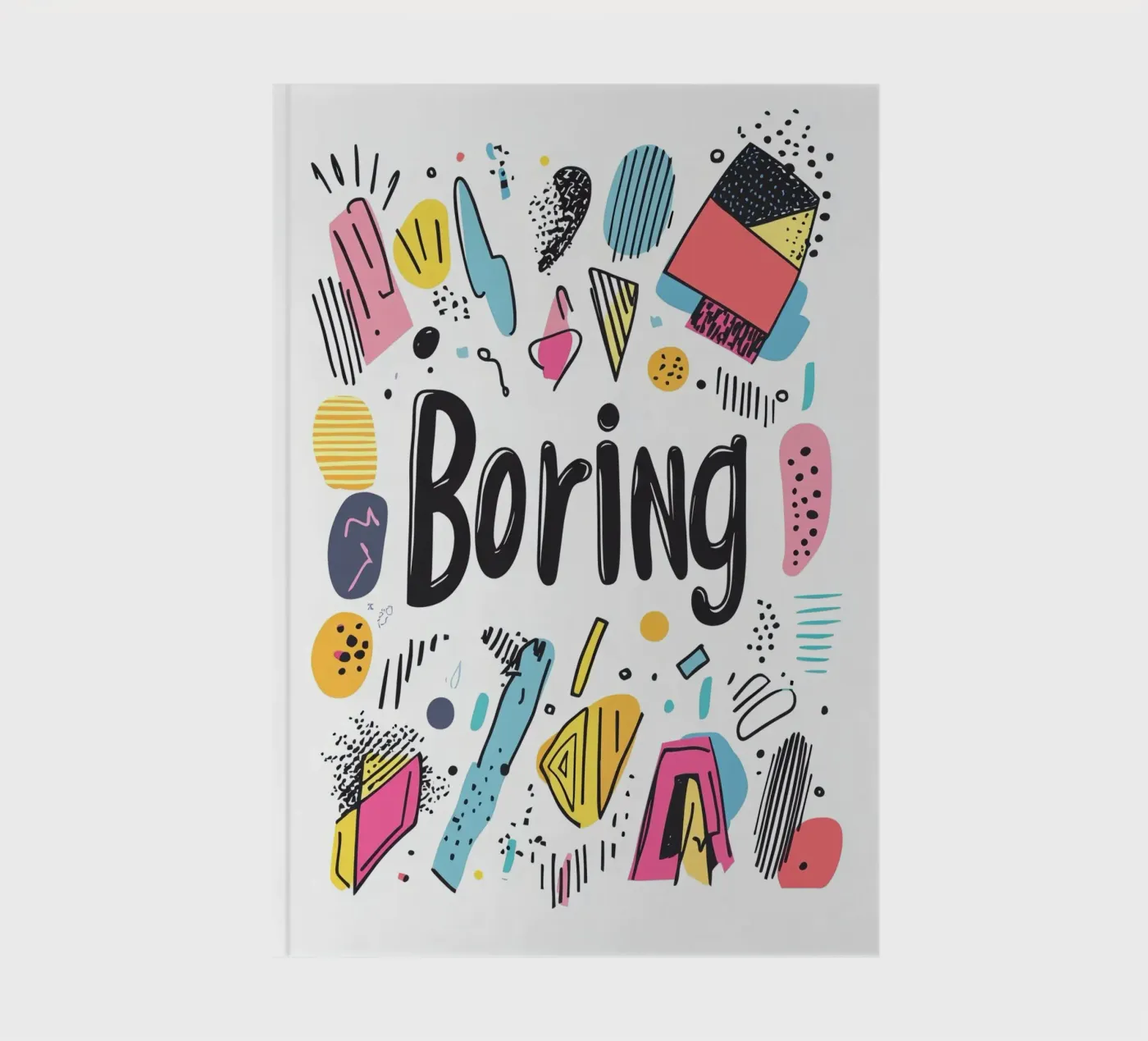 Boring notebook by Art Typo Essentiel