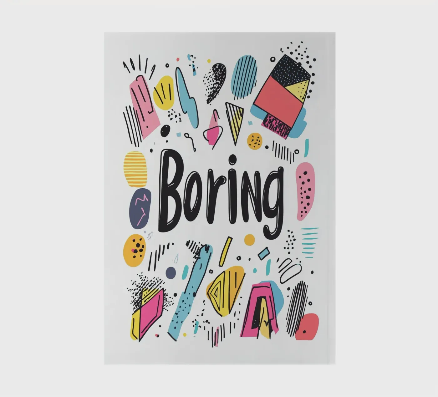 Boring notebook by Art Typo Essentiel