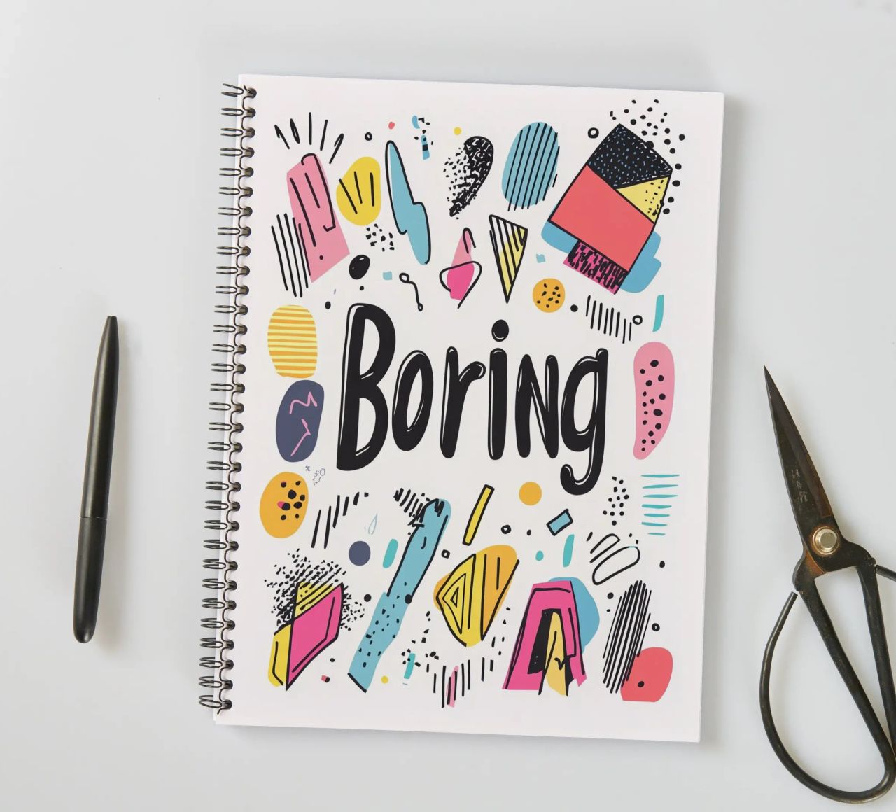 Boring spiral notebook by Art Typo Essentiel