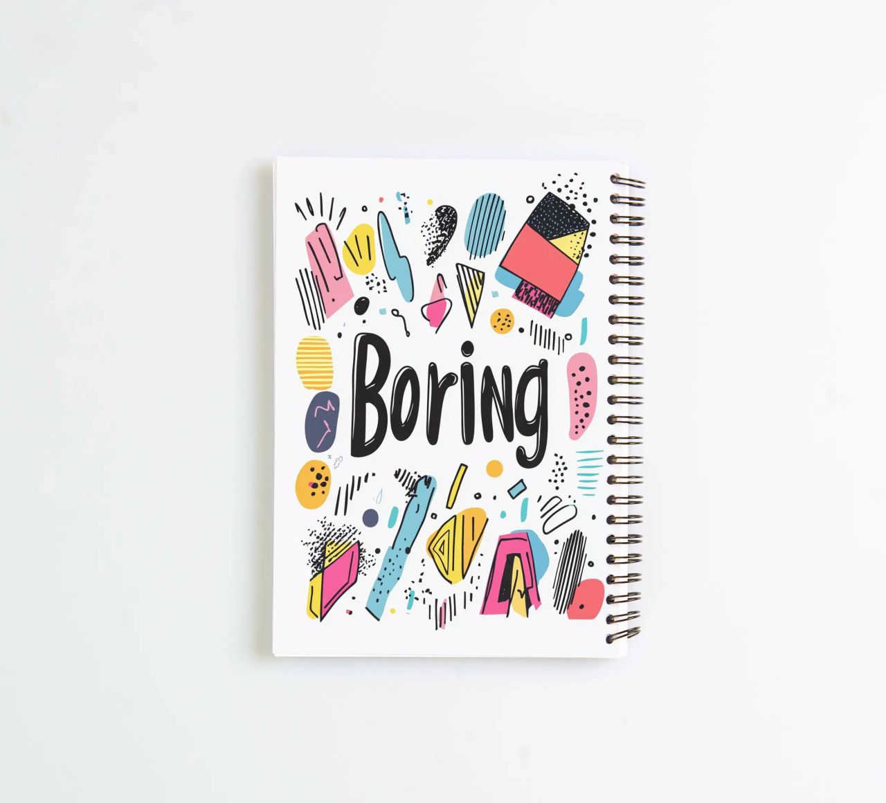 Boring spiral notebook by Art Typo Essentiel