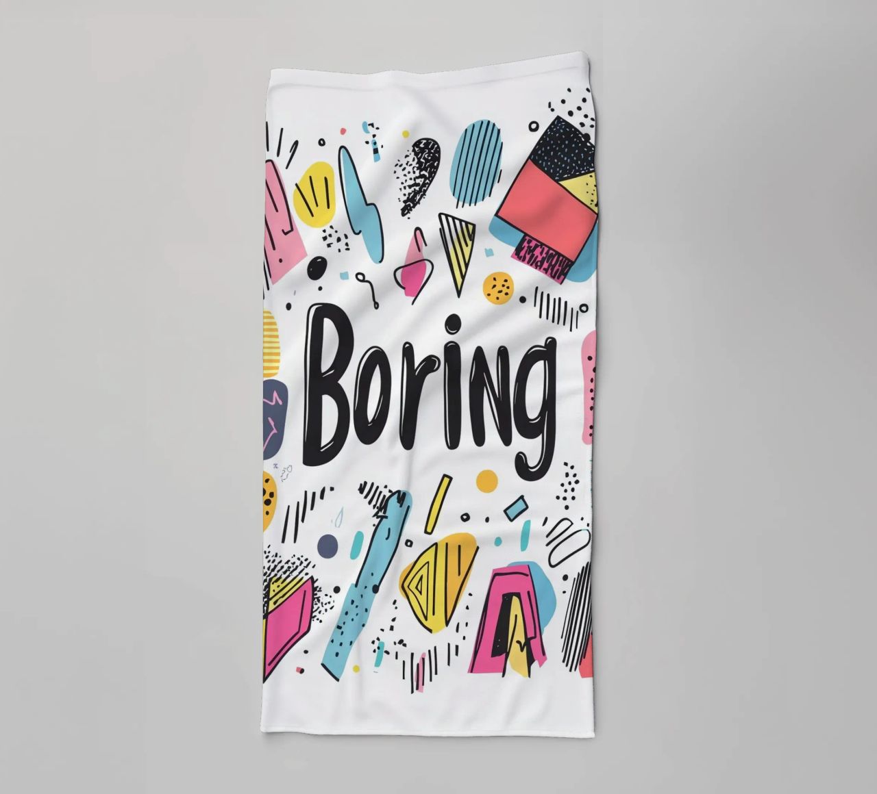 Boring towel by Art Typo Essentiel