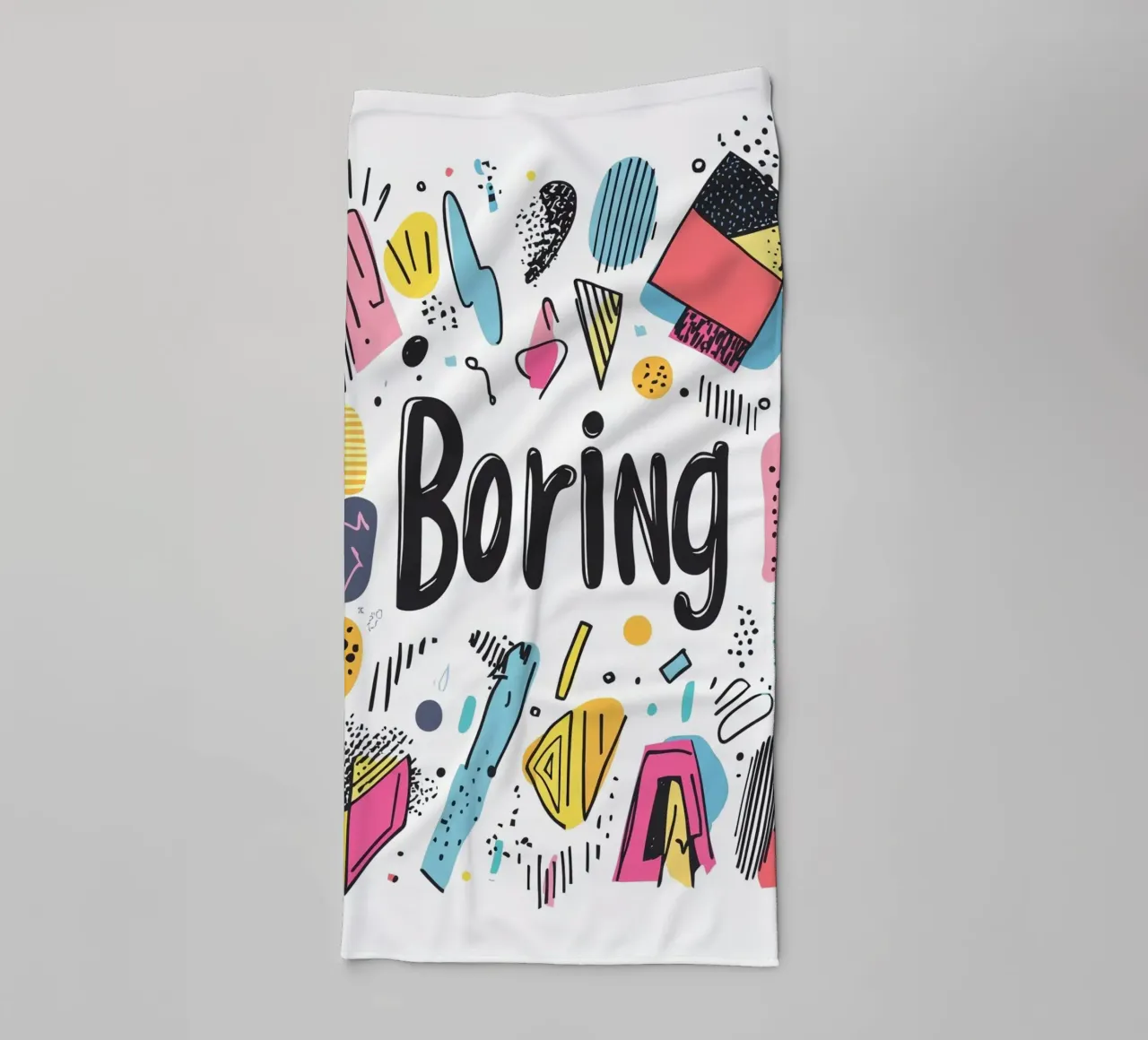 Boring asciugamano da bagno da Art Typo Essentiel