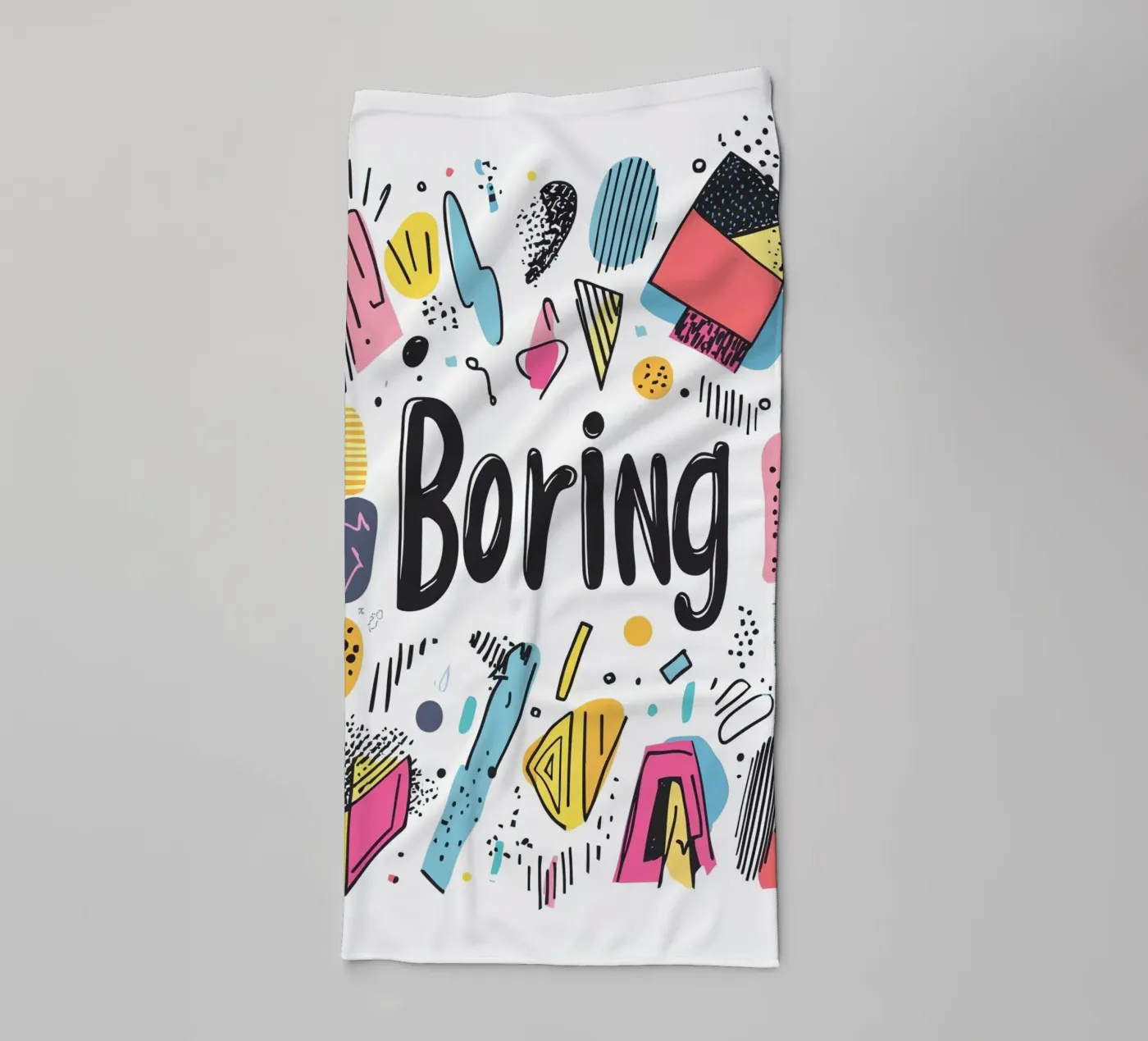 Boring badhanddoek van Art Typo Essentiel