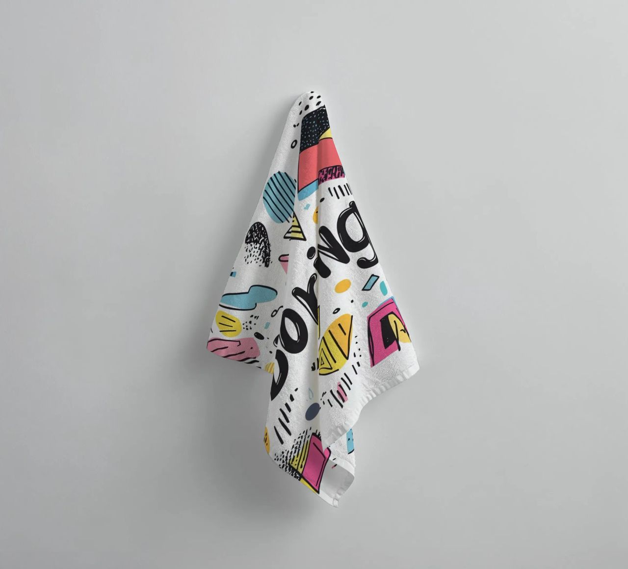 Boring towel by Art Typo Essentiel