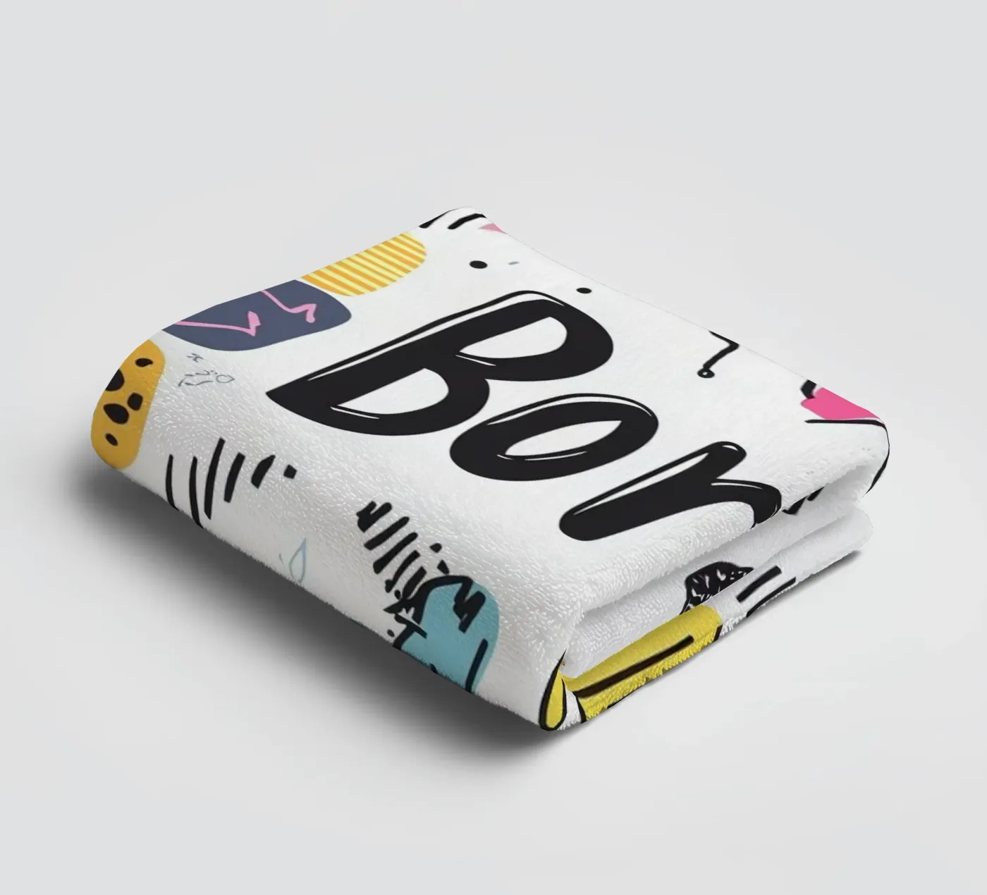 Boring badhanddoek van Art Typo Essentiel