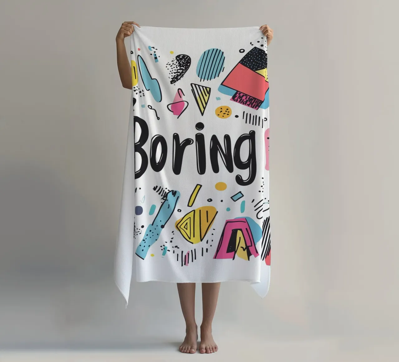 Boring toalla de playa de Art Typo Essentiel