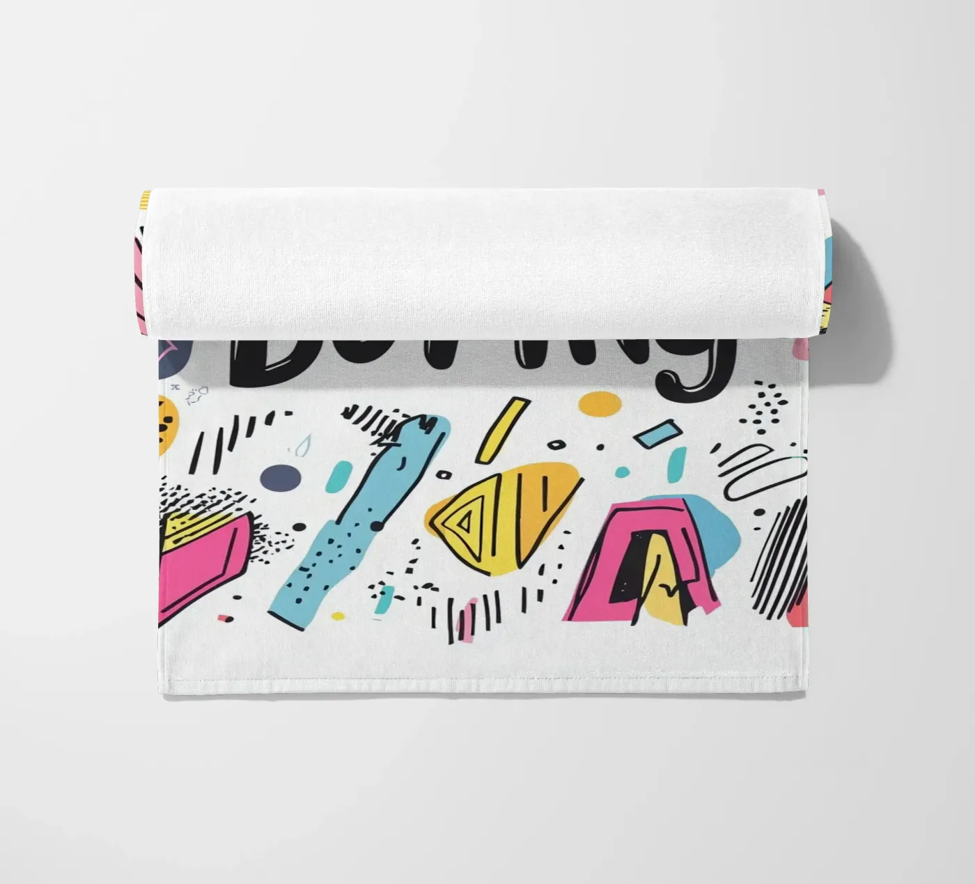 Boring serviette de plage de Art Typo Essentiel