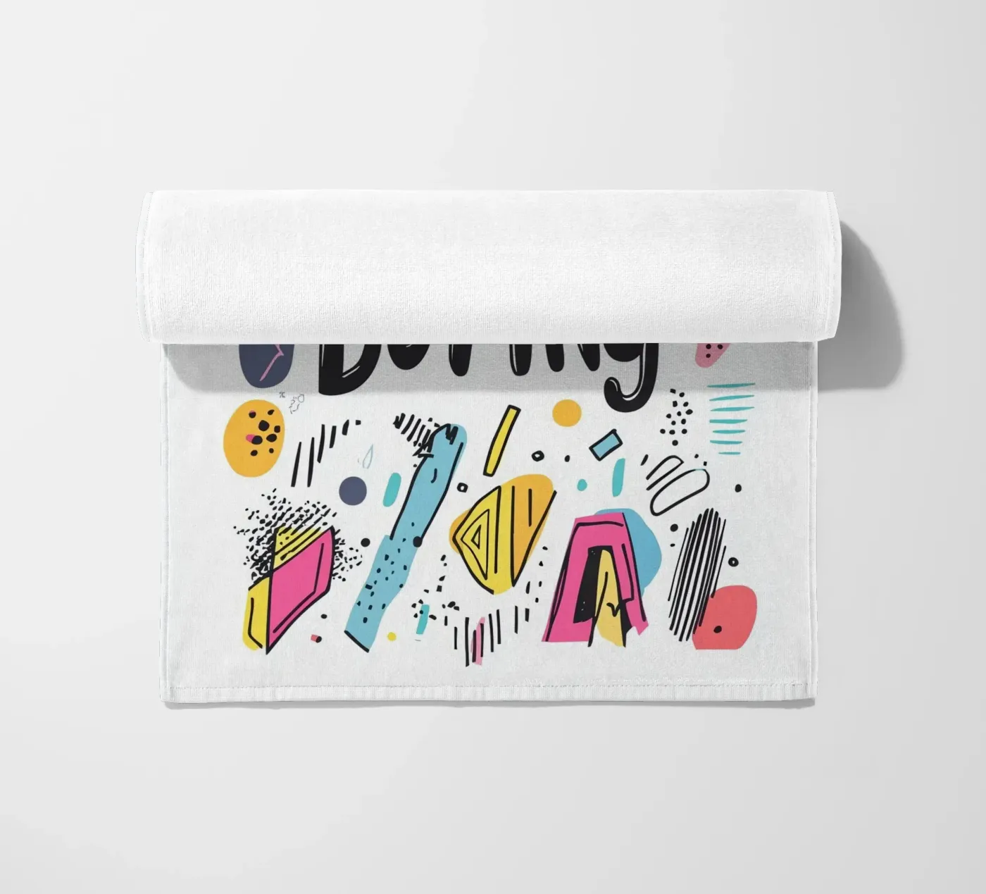 Boring serviette de plage de Art Typo Essentiel