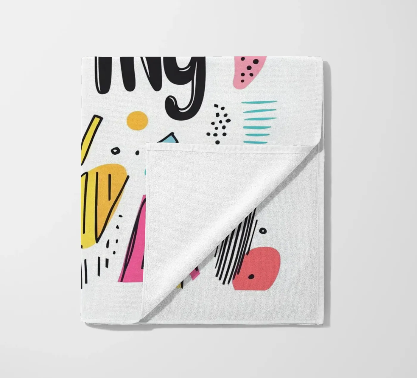 Boring serviette de plage de Art Typo Essentiel