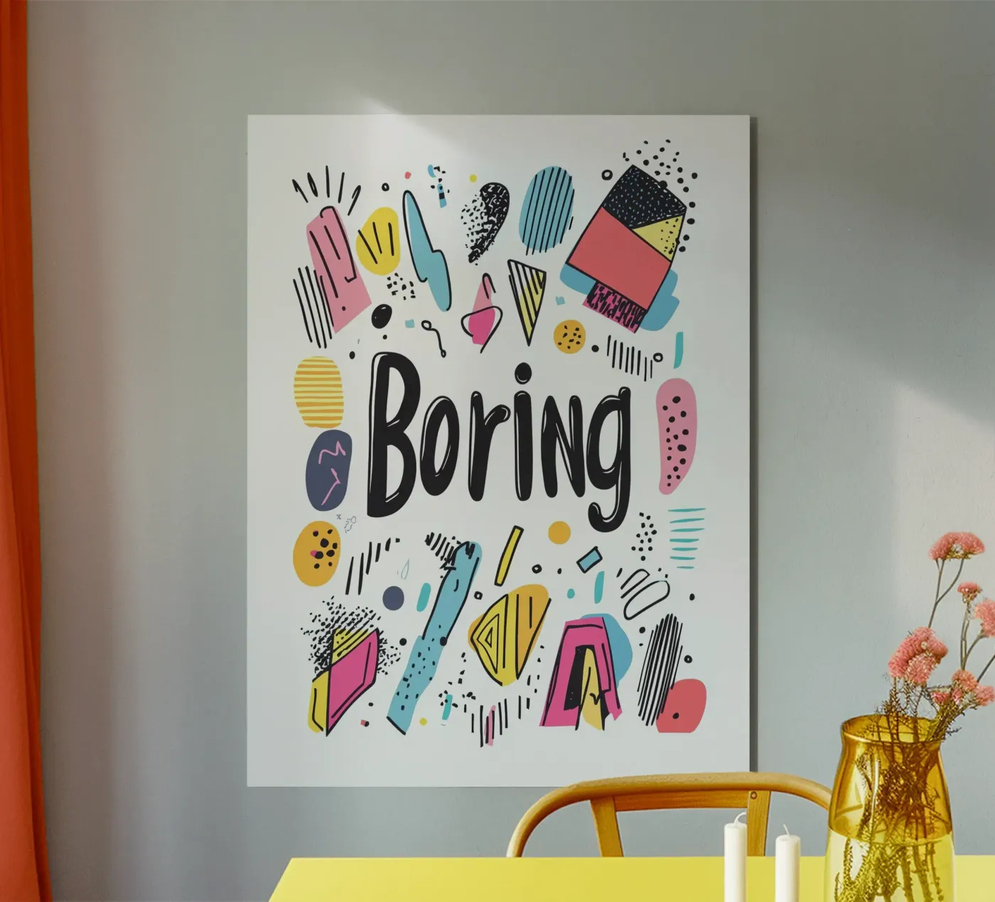 Boring pannello forex da Art Typo Essentiel