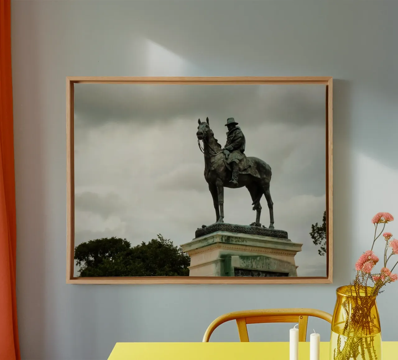 Memoriale di Ulysses S. Grant - Omaggio a Washington D.C. tela con Cornice a cassetta da Ben & Clo creations